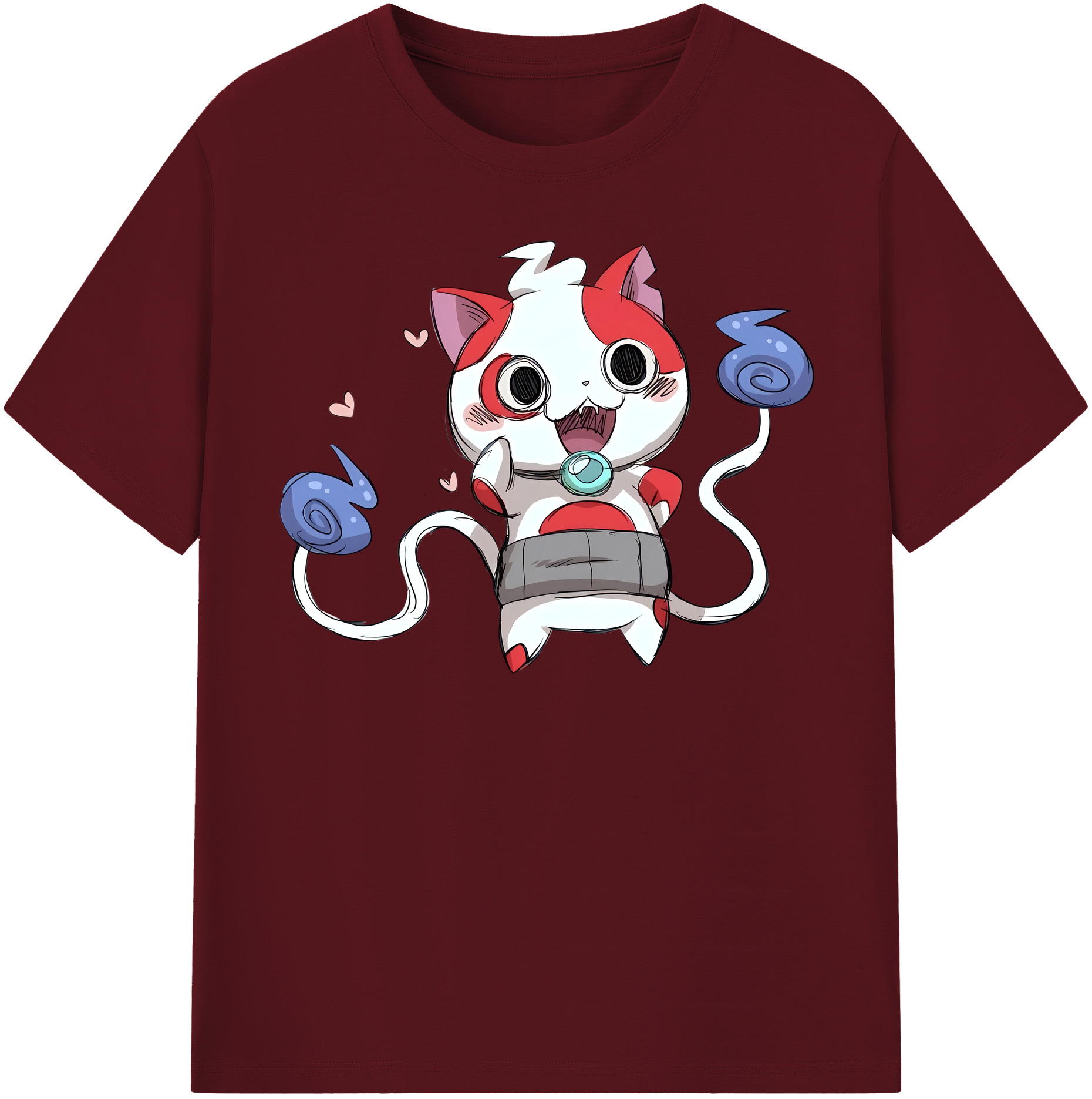 （画像用） 妖怪ウォッチ Yo-kai Watch 綿100％半袖Tシャツ（フロントプリント）